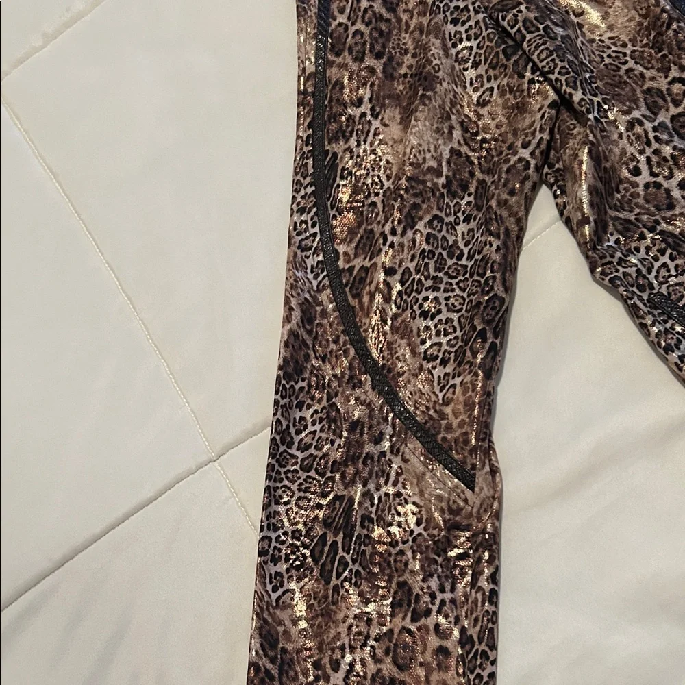 Chicos Zenergy  Leopard Print Jacket - Picture 4 of 5